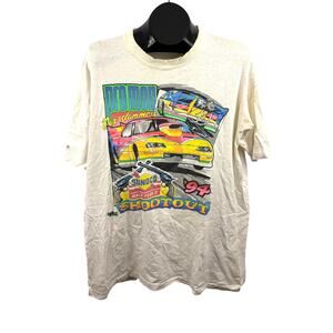 VTG 1994 Motosports Promod Single Stitch T-Shirt XL Sunoco Shootout Racing